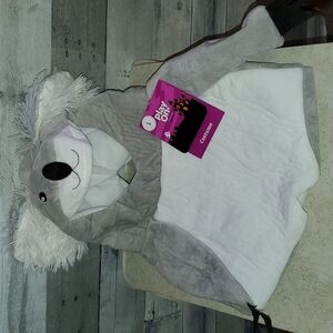 Halloween Costume Koala Hooded Jumpsuit dog outfit Play-On sz large NEW